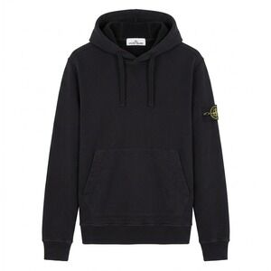 Stone Island Black Rare Pullover Hoodie L
